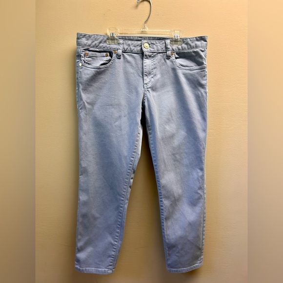 Tory Burch Alexa Cropped Skinny Jeans - Picture 1 of 7